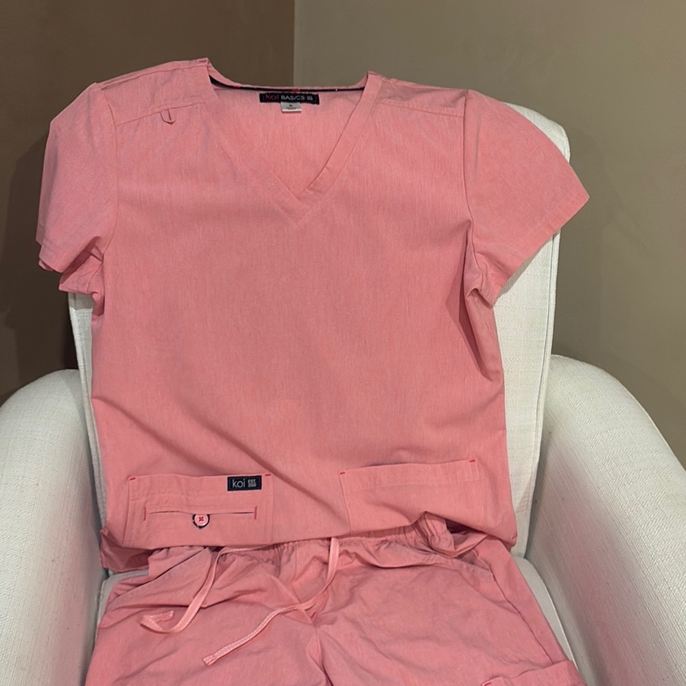 Pink Women's scrub set by Koi